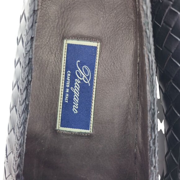 NEW Vintage Bragano Exotic Crocodile Leather Dress Shoes Mens 13N Brown Black - Picture 8 of 14